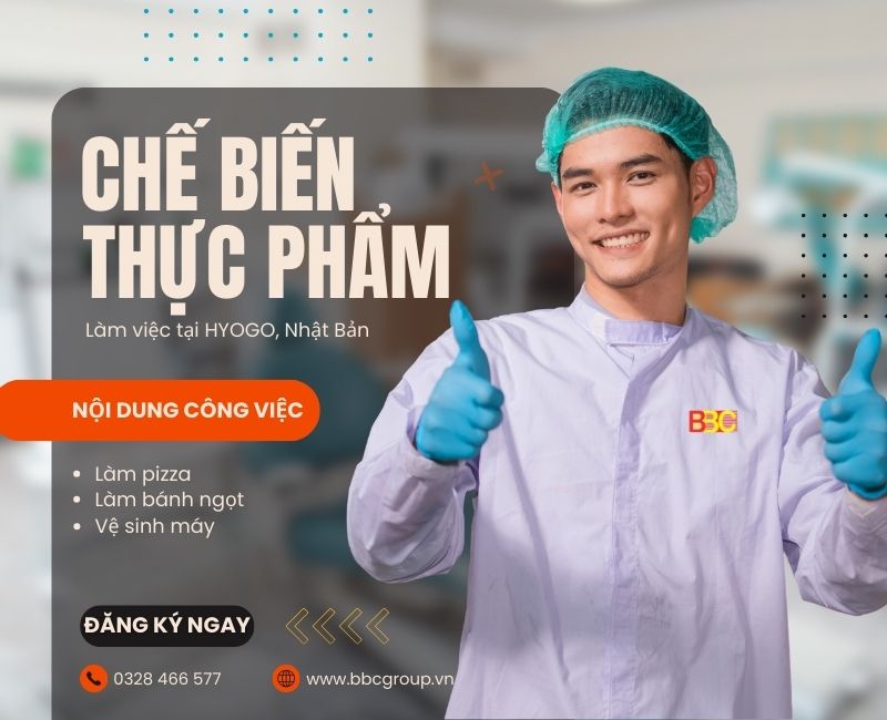 ĐƠN HÀNG TOKUTEI CHẾ BIẾN THỰC PHẨM HYOGO
