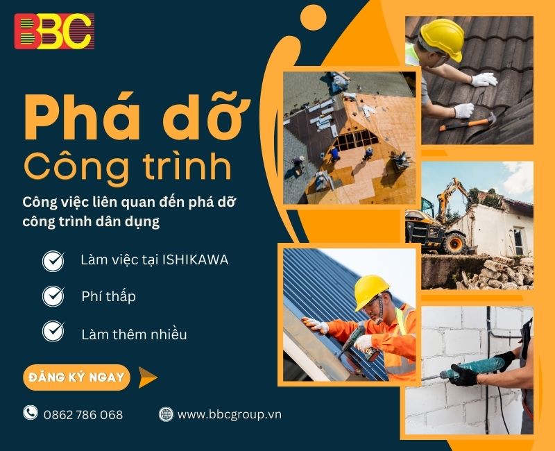ĐƠN HÀNG TTS PHÁ DỠ ISHIKAWA