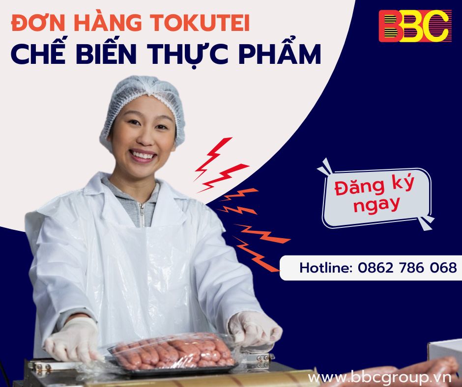 ĐƠN HÀNG TOKUTEI CHẾ BIẾN THỰC PHẨM MIE