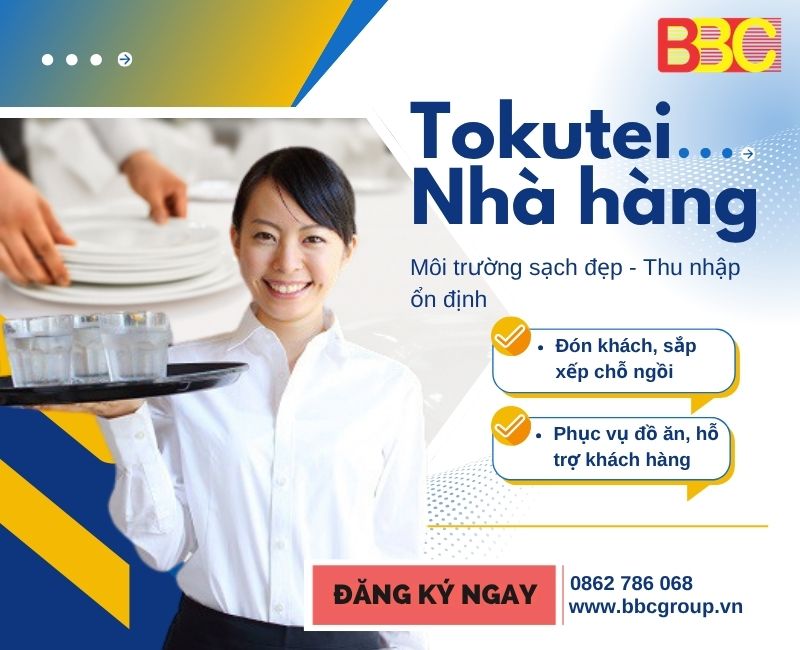 ĐƠN HÀNG TOKUTEI NHÀ HÀNG OKAYAMA